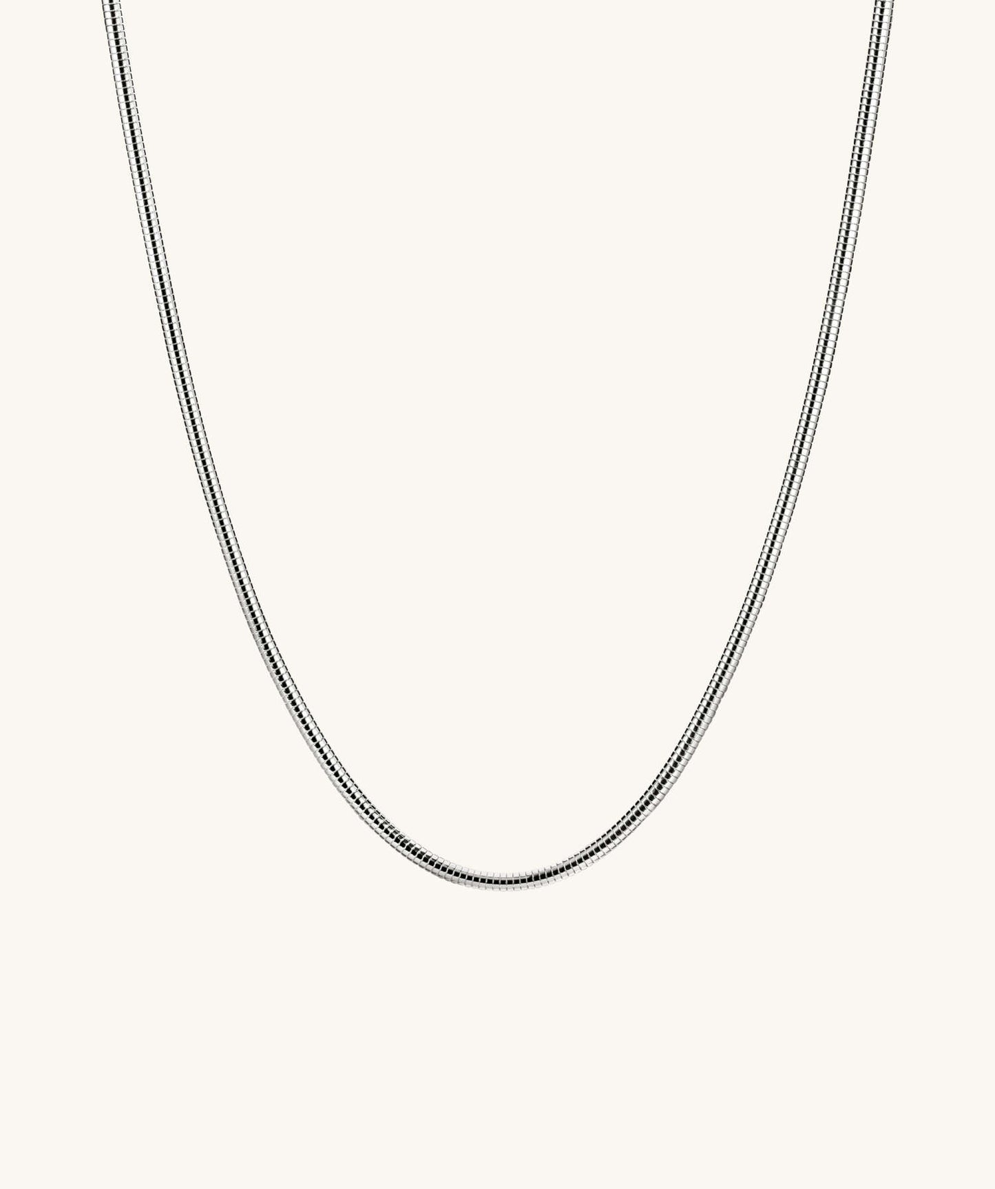 Boa Silver Necklace Chain For Women