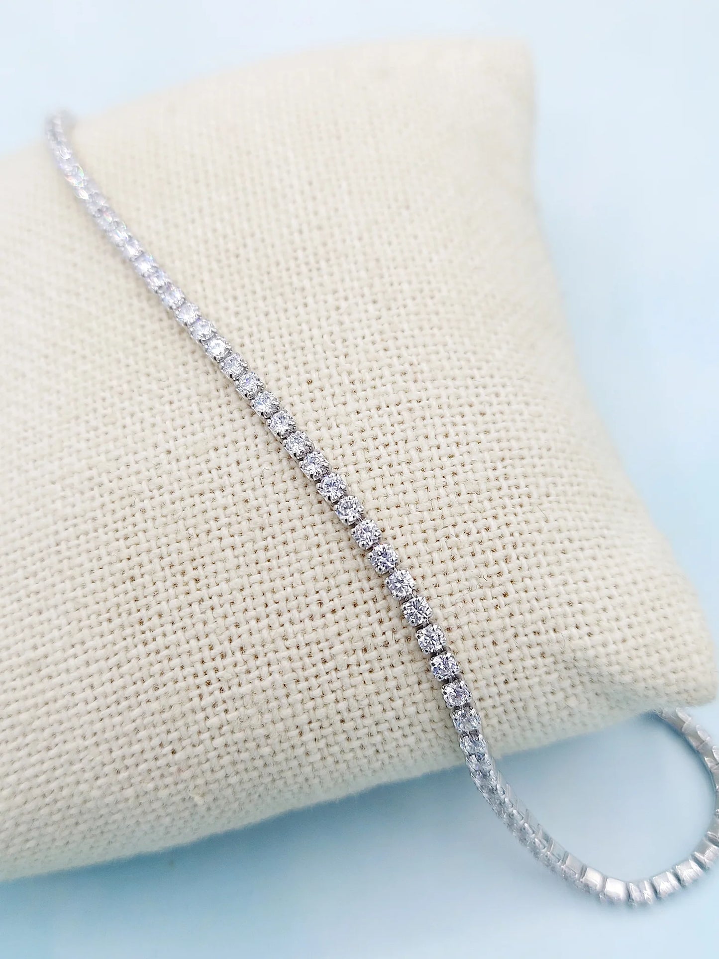 Bevelled Curb Link Silver Bracelet For Women