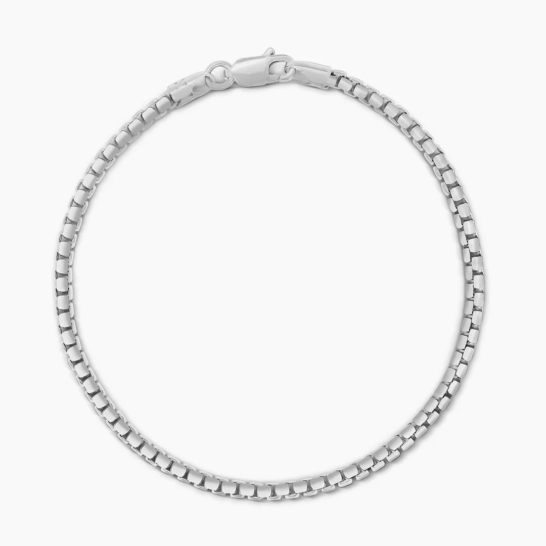 Roundbox Silver Bracelet For Men
