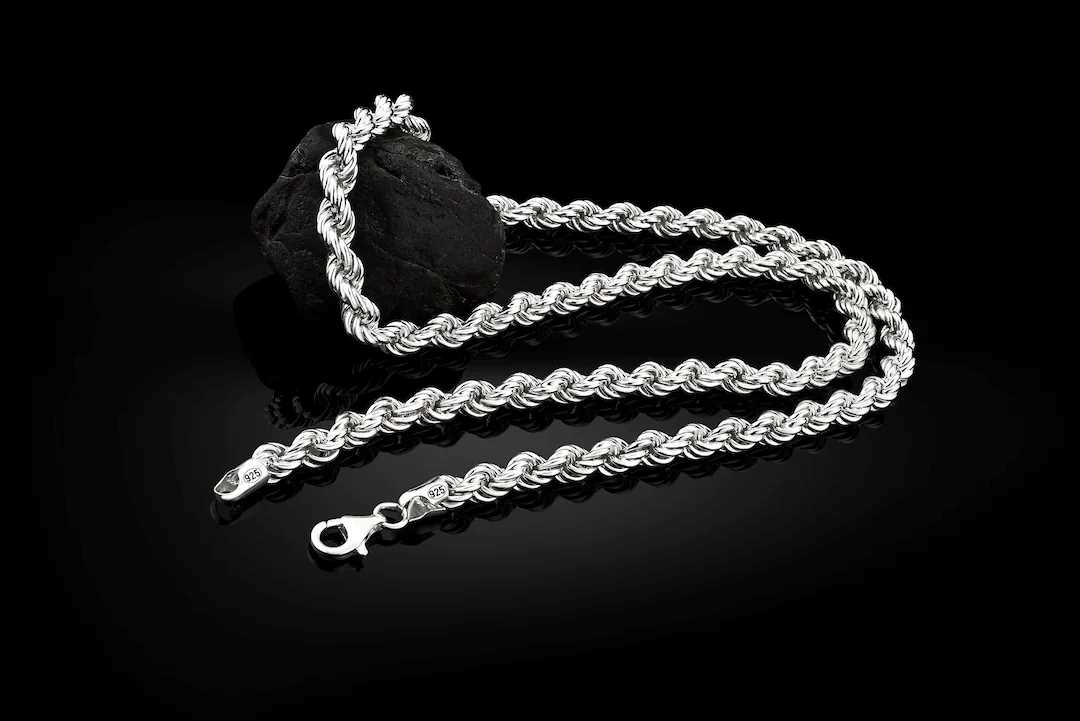 Rope Silver Chain