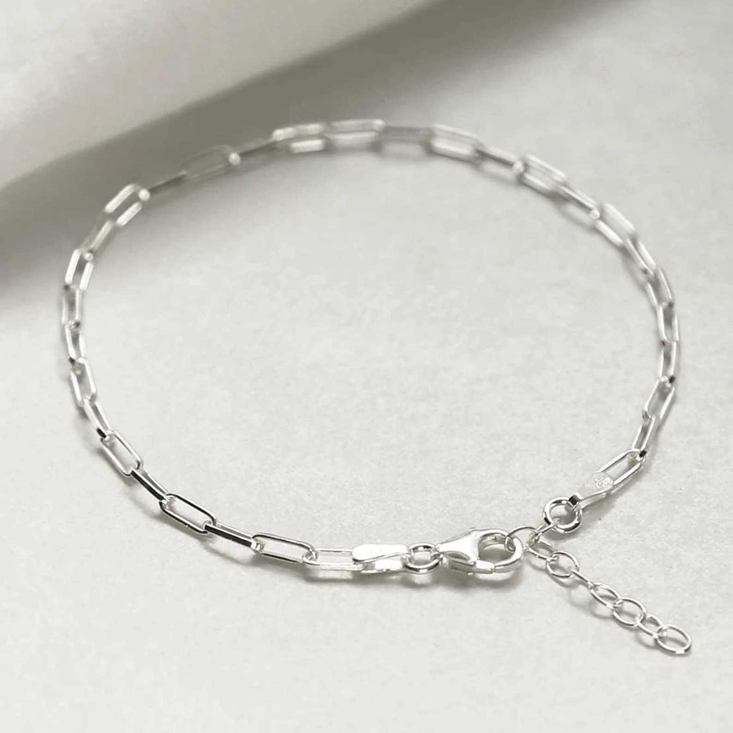 J Paper Silver Bracelet For Women