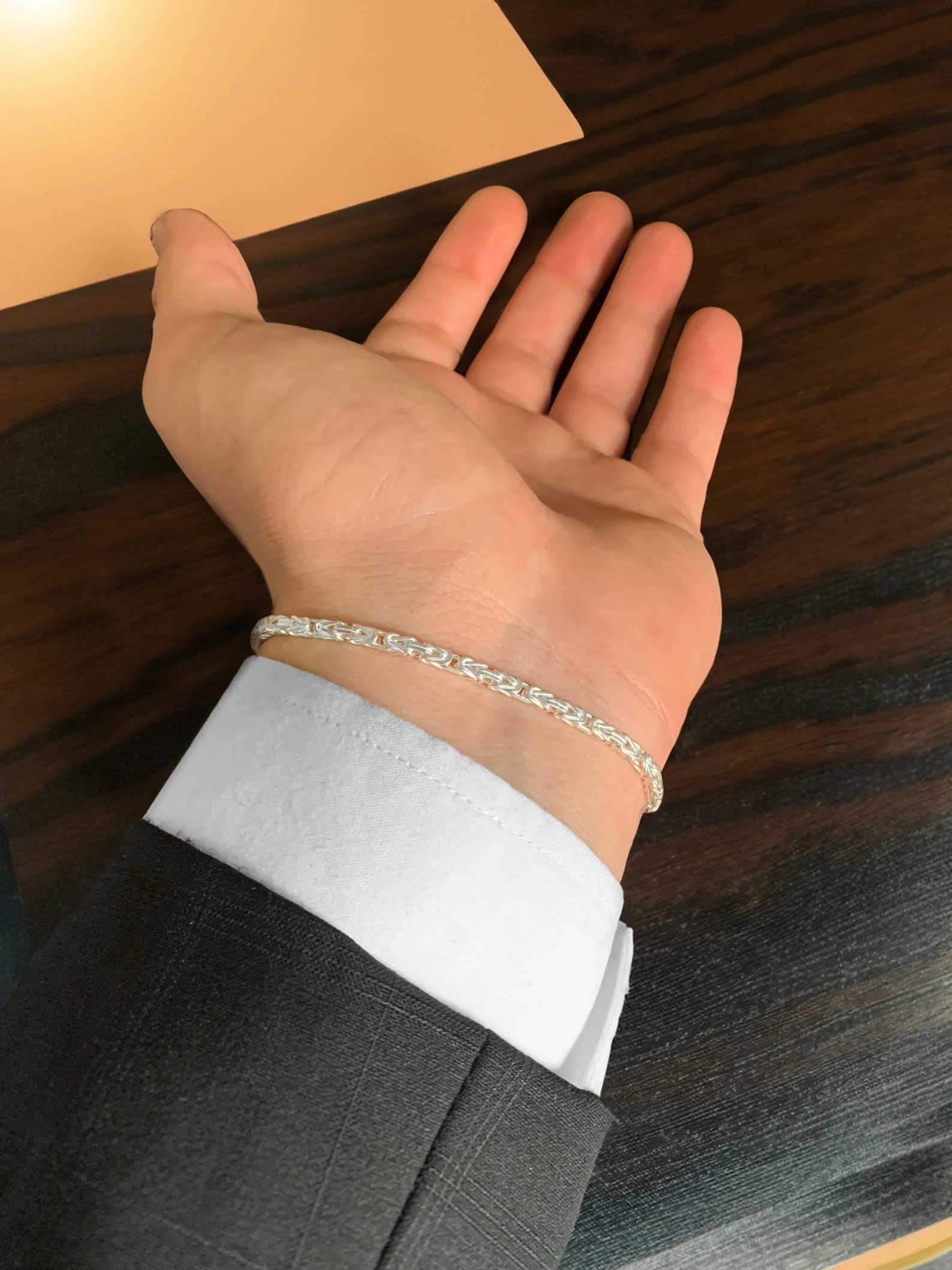 Silico Silver Elegance Bracelet For Men